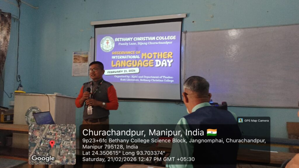 International Mother Language Day 2026 Bethany Christian College Manipur
